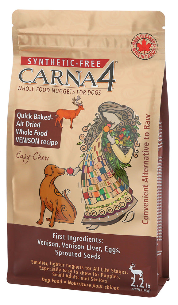 Carna4® Easy-chew Venison Formula Dog Food (10 lb)