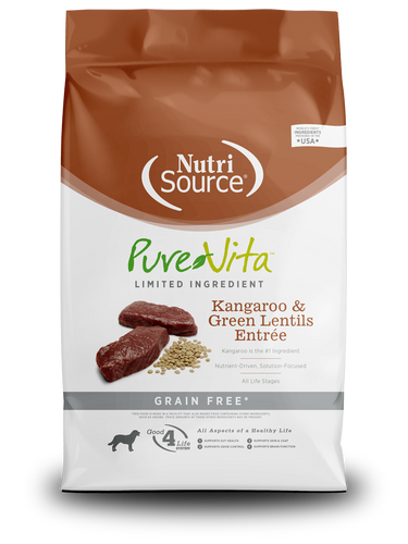 NutriSource® PureVita™ Kangaroo & Green Lentils Entrée Dog Food