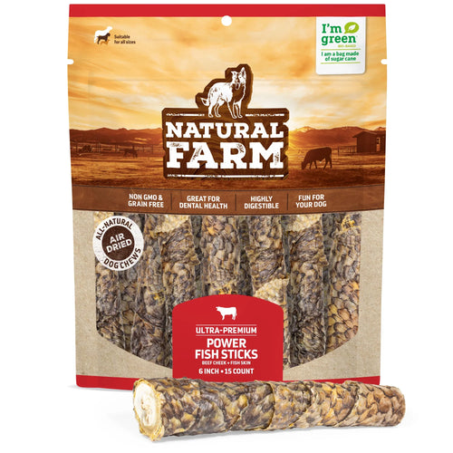 Natural Farm Power Fish Sticks for Dogs (6)