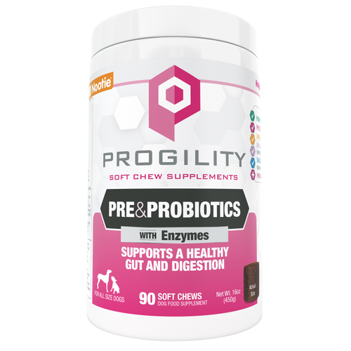 Nootie Progility Pre & Probiotics Soft Chew Supplement For Dogs (90 Count)