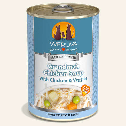 Weruva Grain Free Grandma's Chicken Soup With Chicken & Veggies Canned Dog Food