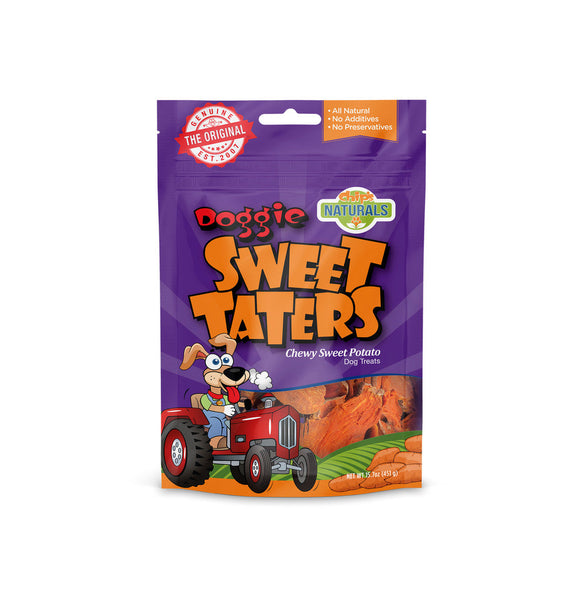 Chip's Naturals Doggie Sweet Taters Chewy Sweet Potato Dog Treats