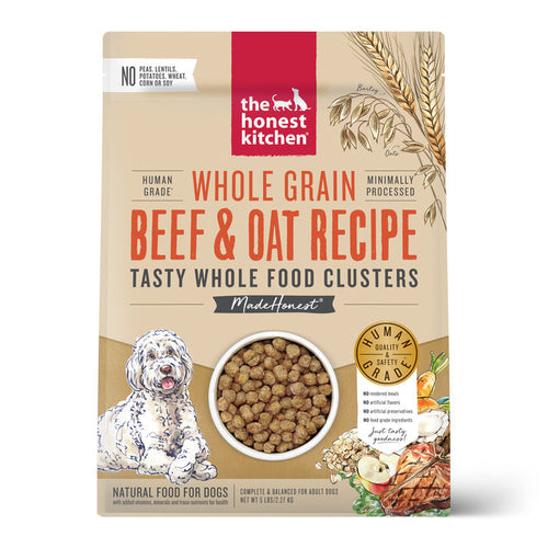 The Honest Kitchen Whole Food Clusters Whole Grain Beef & Oat Dry Dog Food