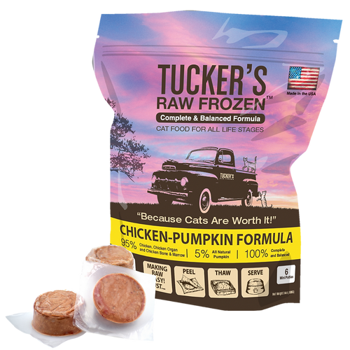 Tucker's Chicken-Pumpkin Raw Frozen Cat Food