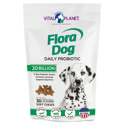 Vital Planet Flora Dog 20 Billion Probiotic Soft Chews