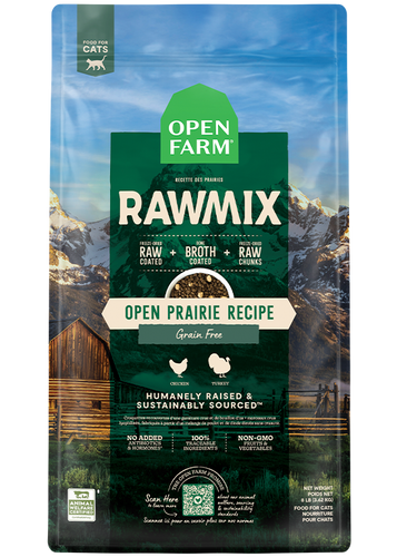Open Farm Open Prairie Grain-Free RawMix for Cats (2.25 Lbs)