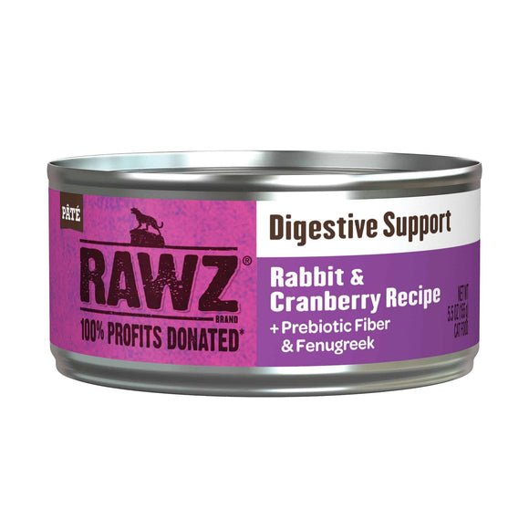 Rawz Digestive Support Rabbit & Cranberry Cat Food