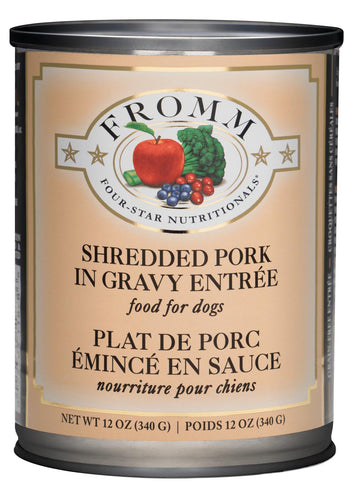 Fromm Four-Star Shredded Pork in Gravy Entrée Dog Food