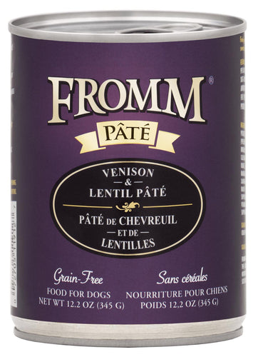 Fromm Grain-Free Venison & Lentil Pâté Dog Food