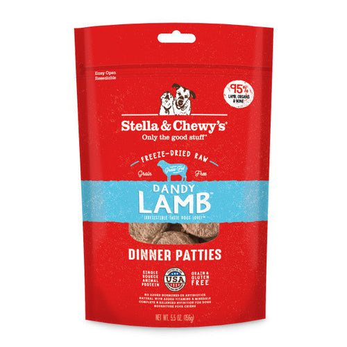 Stella & Chewy's Freeze-Dried Raw Dinner Patties for Dogs - Dandy Lamb Recipe